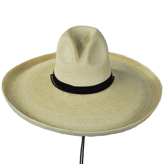 SunBody Hats | Gus Wide Brim Guatemalan Palm Leaf Straw Hat | 128200 | front | NATURAL