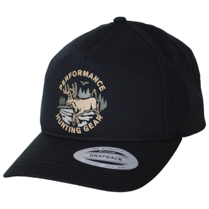 Columbia Sportswear | PHG Sharptail Cotton Snapback Baseball Cap | 400077 | lead | BLACK