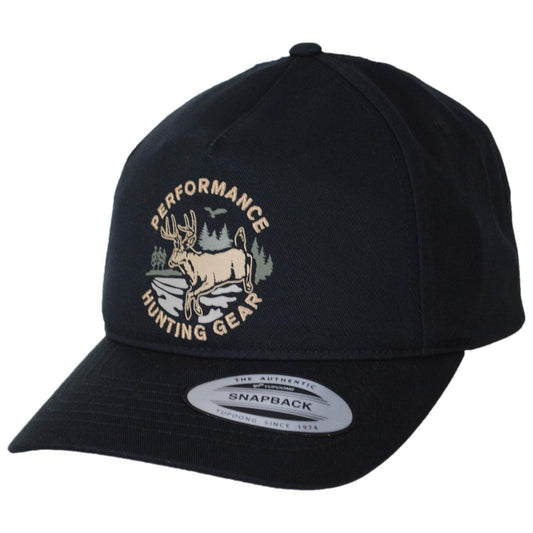 Columbia Sportswear | PHG Sharptail Cotton Snapback Baseball Cap | 400077 | lead | BLACK