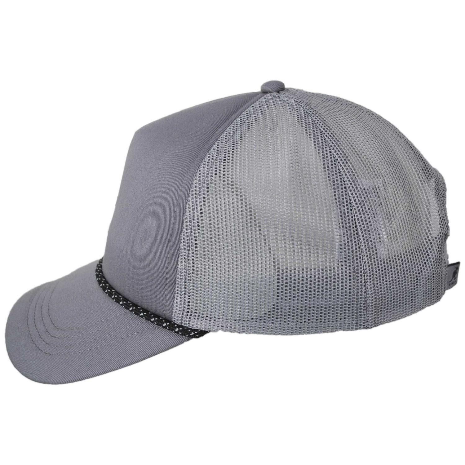 Kangol | Kangolf Cotton Mesh Trucker Snapback Baseball Cap | 201144 | profile | GREY