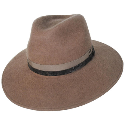 Bailey 1922 | Croft Wool Felt Fedora Hat | 130392 | lead | TAUPE