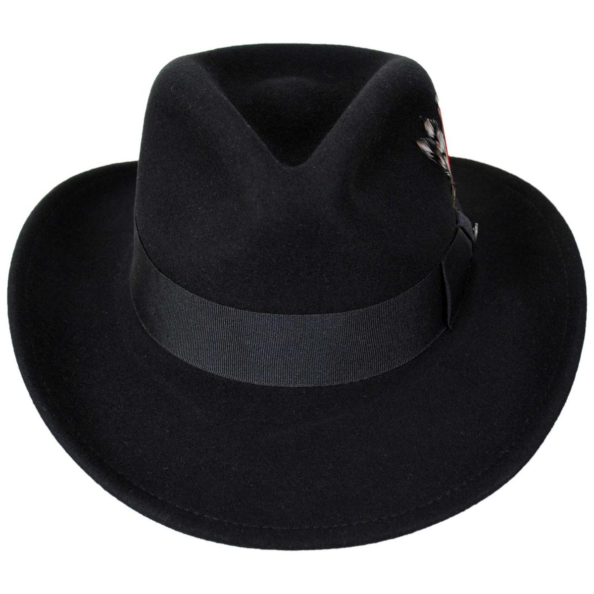 Ford Crushable Wool Felt Fedora Hat – Village Hat Shop
