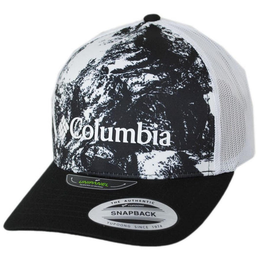 Columbia Sportswear | Punchbowl Trucker Snapback Baseball Cap | 400156 | lead | WHITE BERG