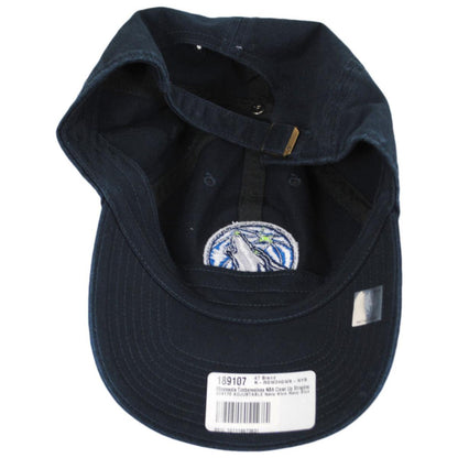 47 Brand | Minnesota Timberwolves NBA Clean Up Strapback Baseball Cap Dad Hat | 204170 | under | NAVY