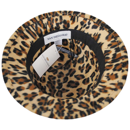 San Diego Hat Company | Leopard Cloche Hat | 125221 | under | LEOPARD