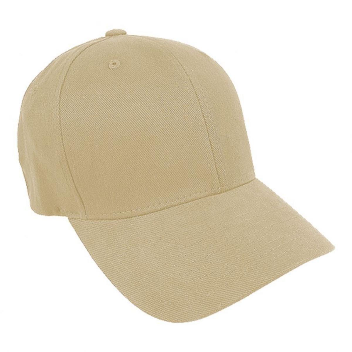 Flexfit | Brushed Twill MidPro FlexFit Fitted Baseball Cap | 221500 | lead | KHAKI