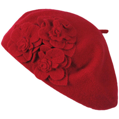 San Diego Hat Company | Fleur Wool Beret