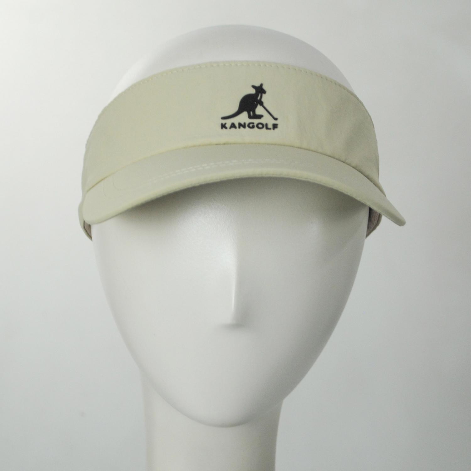 Kangol | Kangolf Cotton Visor | 195608 | front | BEIGE