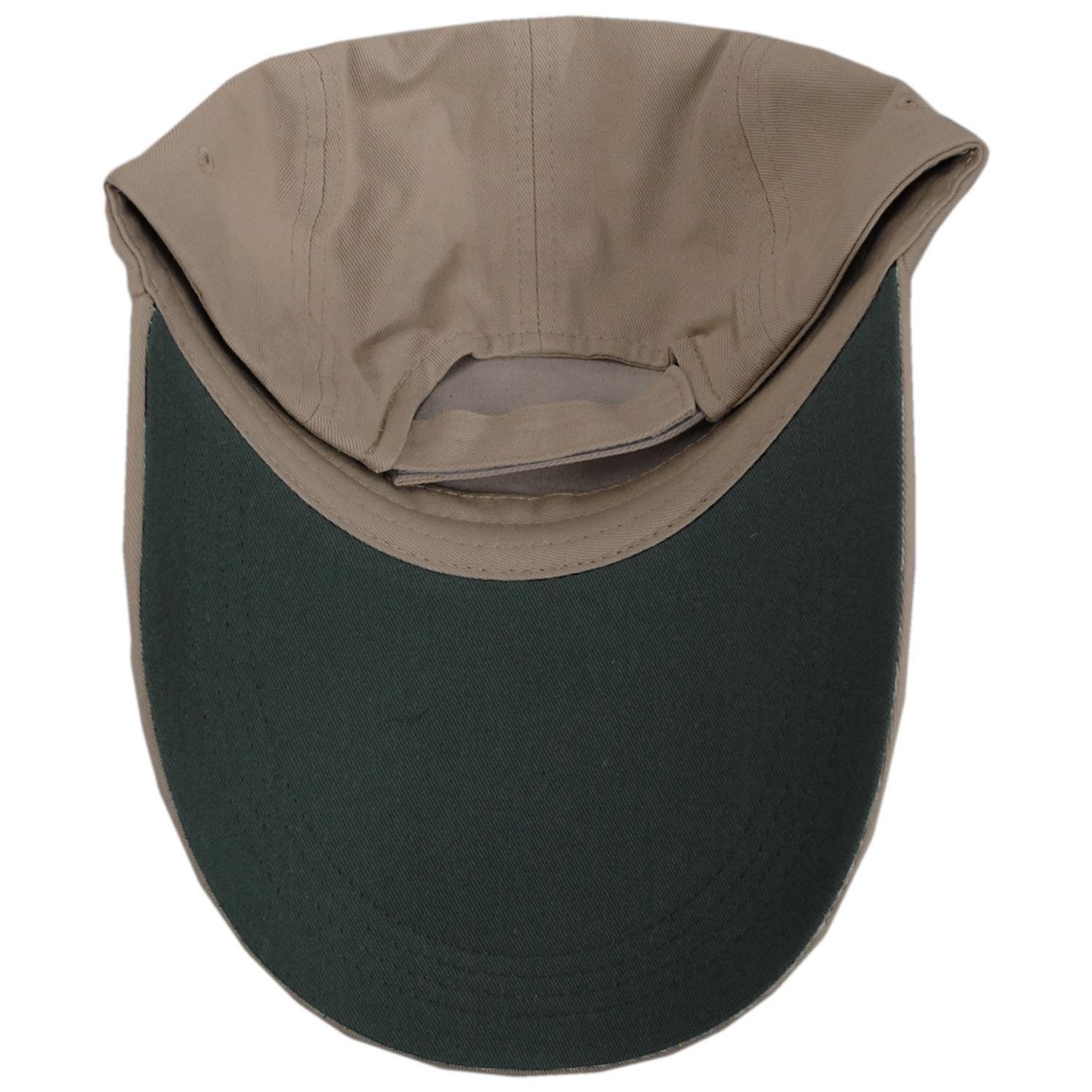 Village Hat Shop | VHS Long Bill Adjustable Baseball Cap | 222440 | under | KHAKI