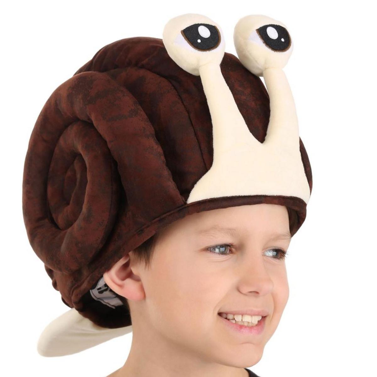 Elope | Snail Plush Hat | 190475 | profile | BROWN