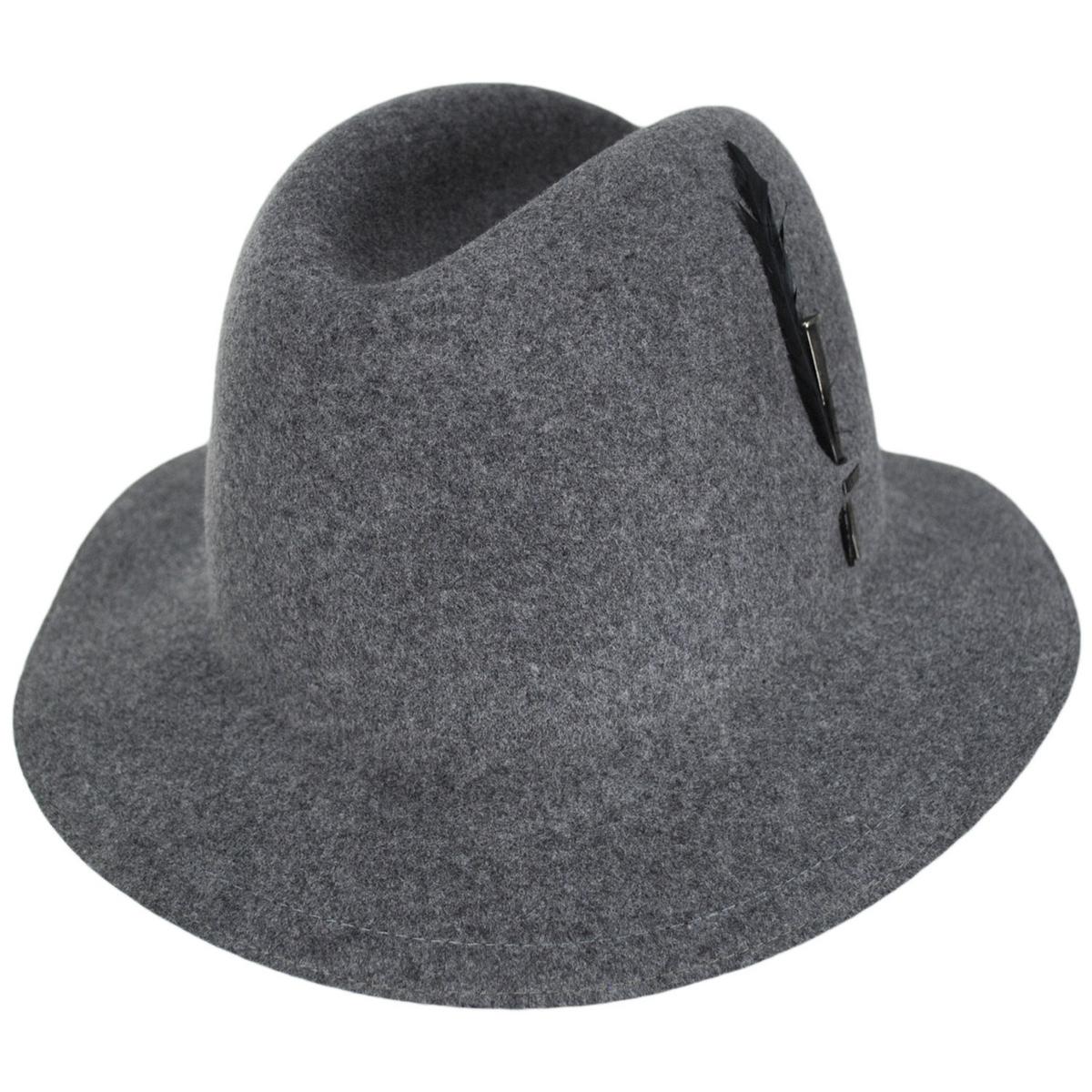 Bailey 1922 | Caprole Wool LiteFelt Walker Trilby Hat | 130399 | lead | SLATE