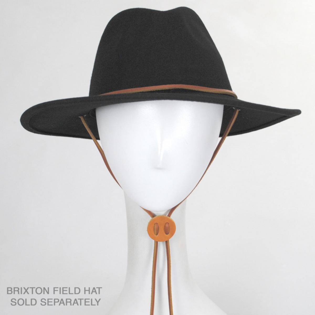 SunBody Hats | Leather Stampede String Chin Strap | 602615 | profile | TAN