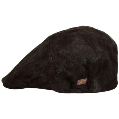 Bailey 1922 | Lazar Suede Leather Ivy Cap | 167161 | profile | COFFEE