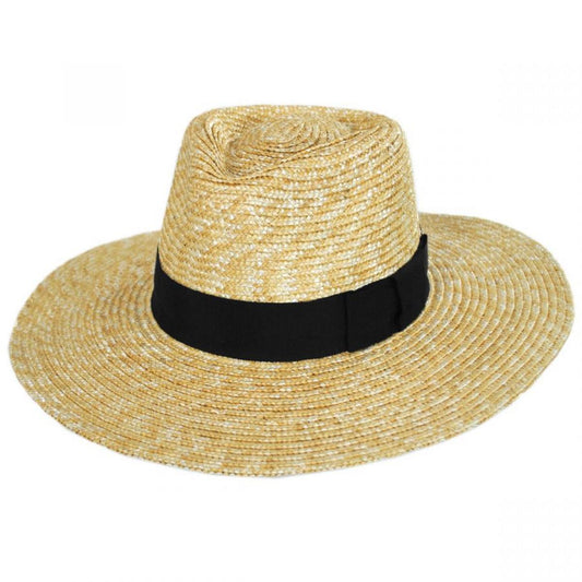 BRIXTON HATS | Joanna Wheat Straw Fedora Hat - Honey | 104012HNY | lead | HONEY