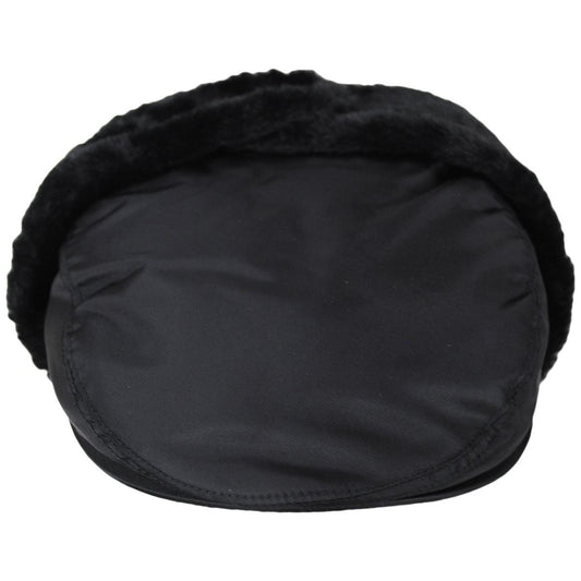 Kangol | Aviator Bugatti Earflap Ivy Cap | 161020 | front | BLACK