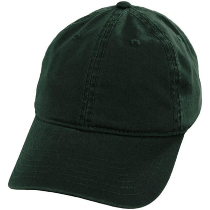 Otto | LoPro Washed Cotton Twill Strapback Baseball Cap Dad Hat | 201407 | lead | DARK GREEN
