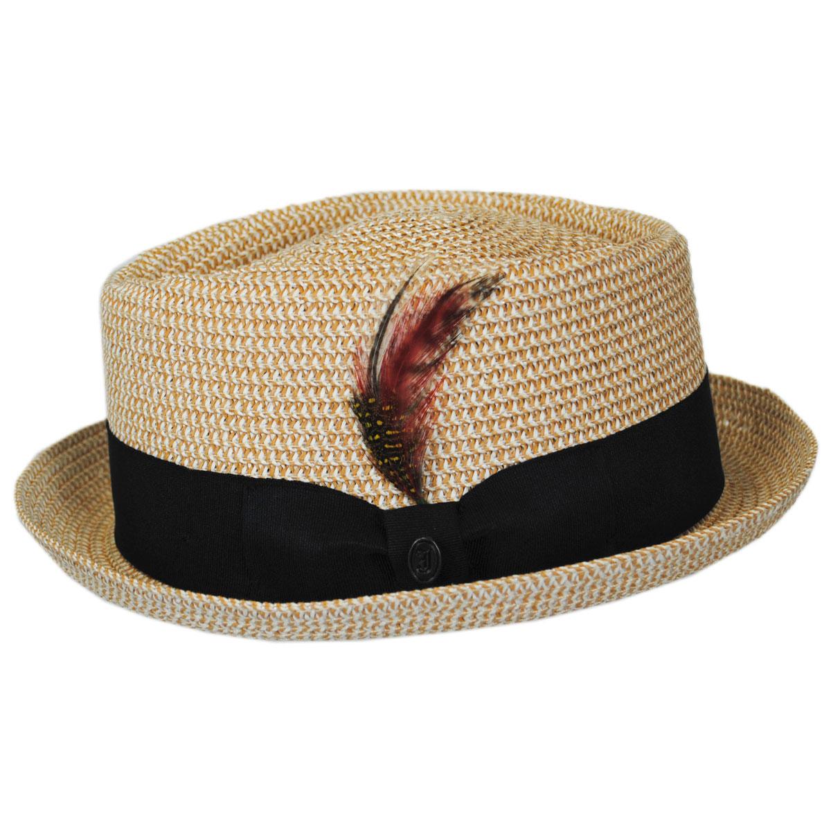 Wholesale Toyo Straw Diamond Crown Fedora Hat B2B Pre-Pack