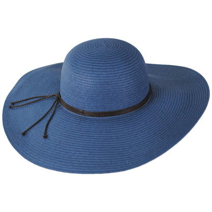 Bigalli | Floppy Summer Toyo Braid Swinger Sun Hat | 104710 | front | LIGHT BLUE