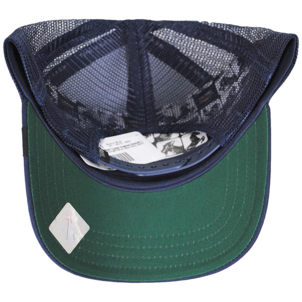 Goorin Bros | Crab Crackin Mesh Trucker Snapback Baseball Cap | 200653NVY | under | NAVY