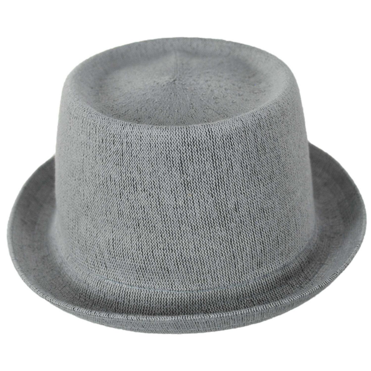 Kangol | Bamboo Mowbray Pork Pie Hat | 185744 | front | GREY