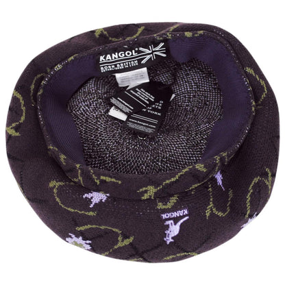Kangol | Tapestry Jacquard Knit Jax Beret | 150924 | under | DEEP PLUM FLORAL