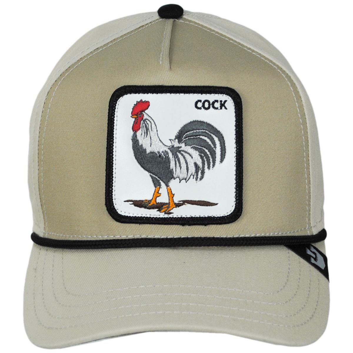 Goorin Bros | Rooster 100 Trucker Snapback Baseball Cap | 200644 | front | CREAM