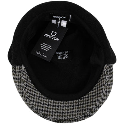 BRIXTON HATS | Hooligan Wool Blend Earflap Ivy Cap | 161576 | under | BLACK/GREY/CHARCOAL