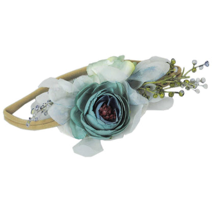 Jeanne Simmons | Penelope Fascinator Headband | 120770 | lead | TEAL