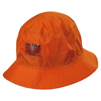 BRIXTON HATS | Vintage Nylon Packable Bucket Hat | 185542 | lead | PARADISE ORANGE