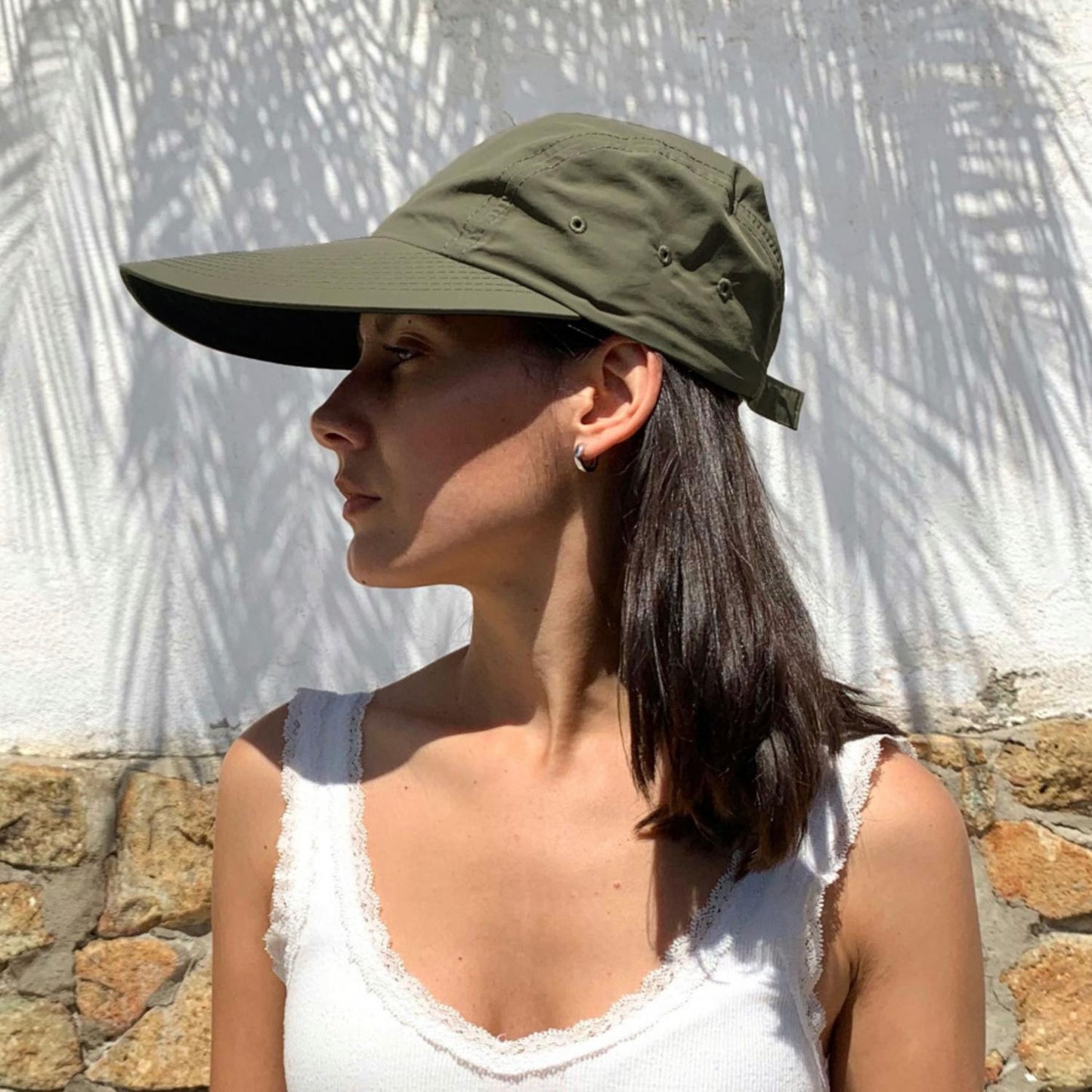 Torrey Hats | Torrey UPF 50+ Long Bill Adjustable Baseball Cap | 499904 | lsfone | OLIVE GREEN