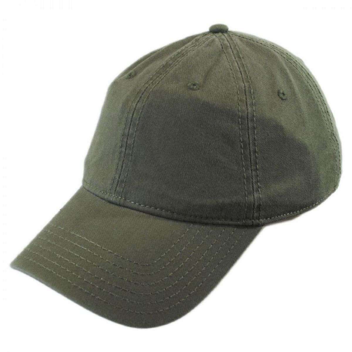 Otto | LoPro Washed Cotton Twill Strapback Baseball Cap Dad Hat | 201407 | lead | OLIVE