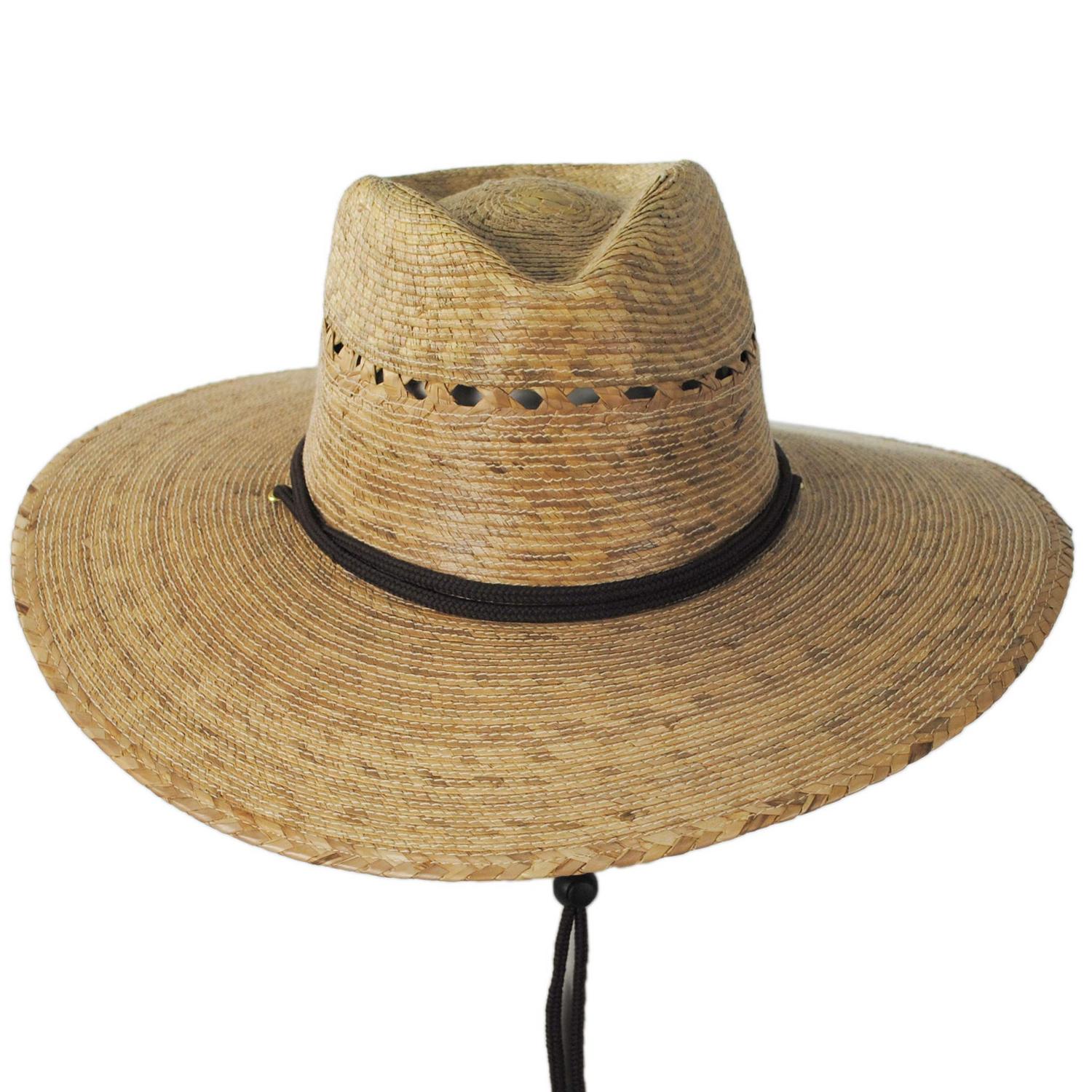 Tula Hats | Gardener Lattice Palm Straw Wide Brim Hat | 128297 | front | NATURAL
