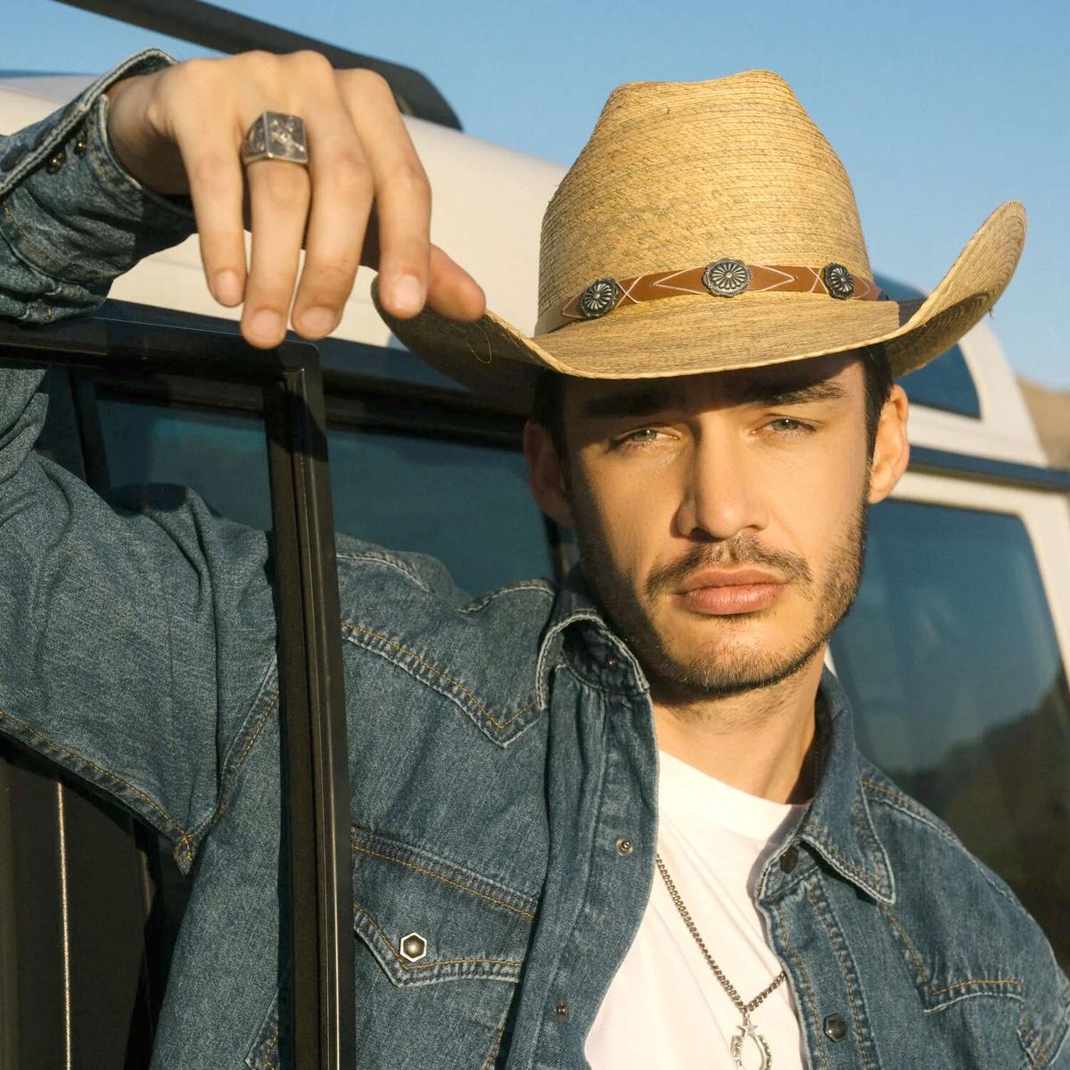 Stetson | Cowhand Palm Leaf Straw Western Hat | 127051 | lsmone | TOASTED PALM