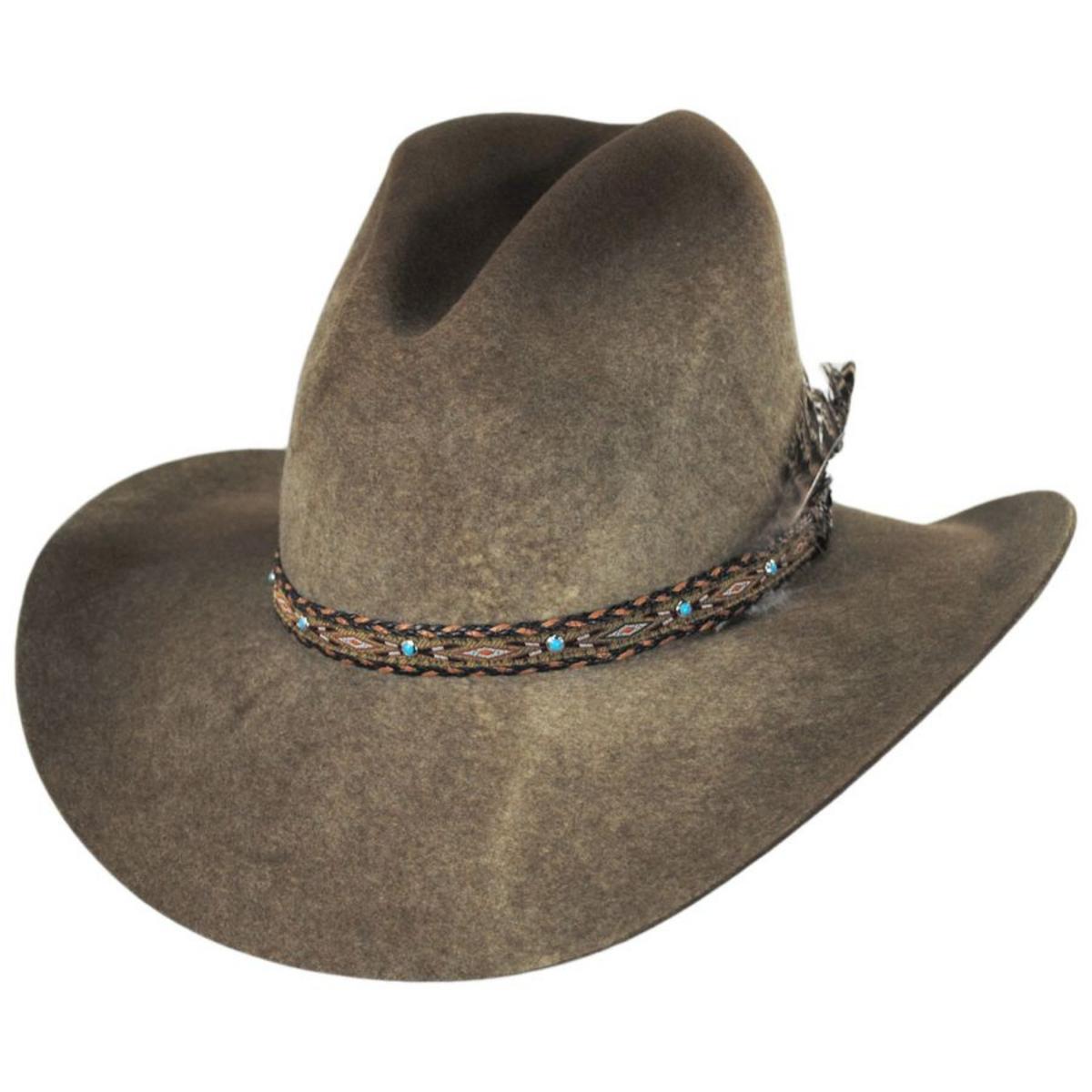 Renegade | Zella Wool Felt Gus Western Hat | 130385 | lead | SOOTY PALAMINO