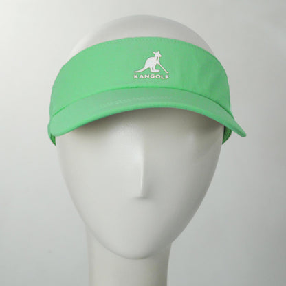 Kangol | Kangolf Cotton Visor | 195608 | front | LIGHT GREEN