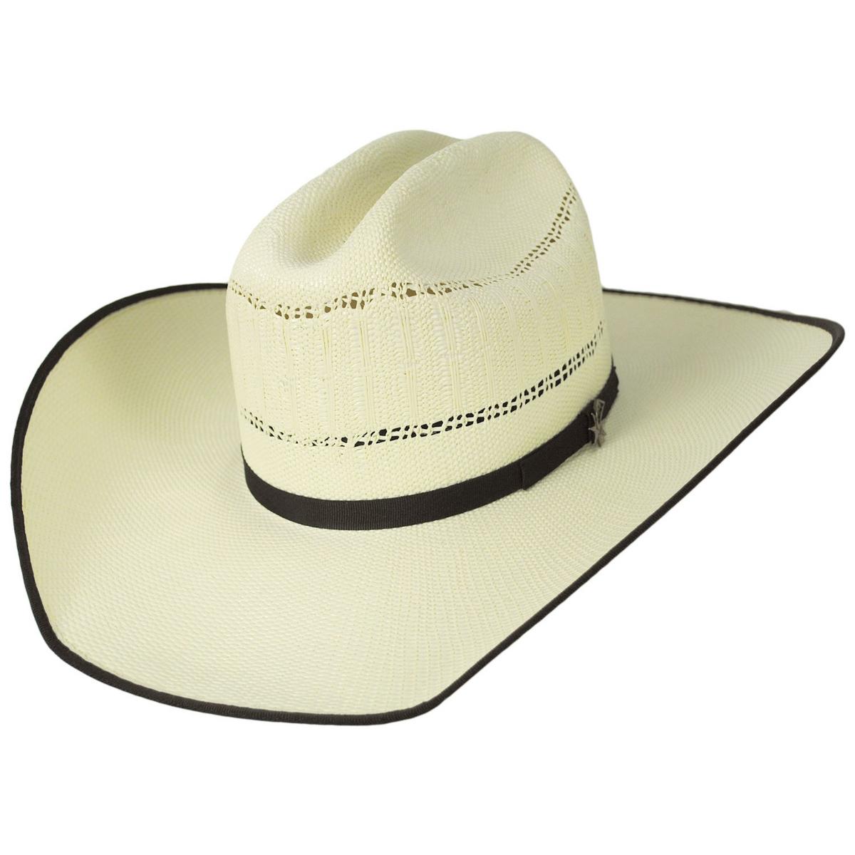Bailey Western | Derren Bangora Straw Western Hat | 127913 | lead | IVORY