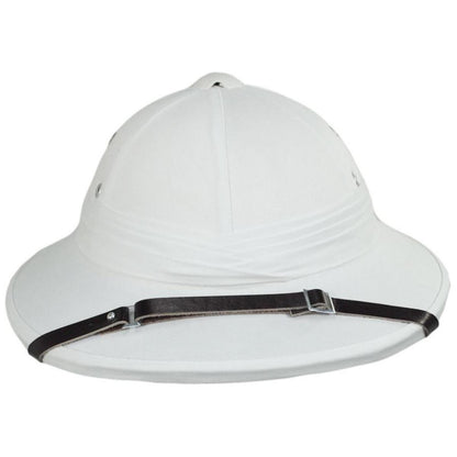 Village Hat Shop | French Pith Helmet | 155800 | front | WHITE