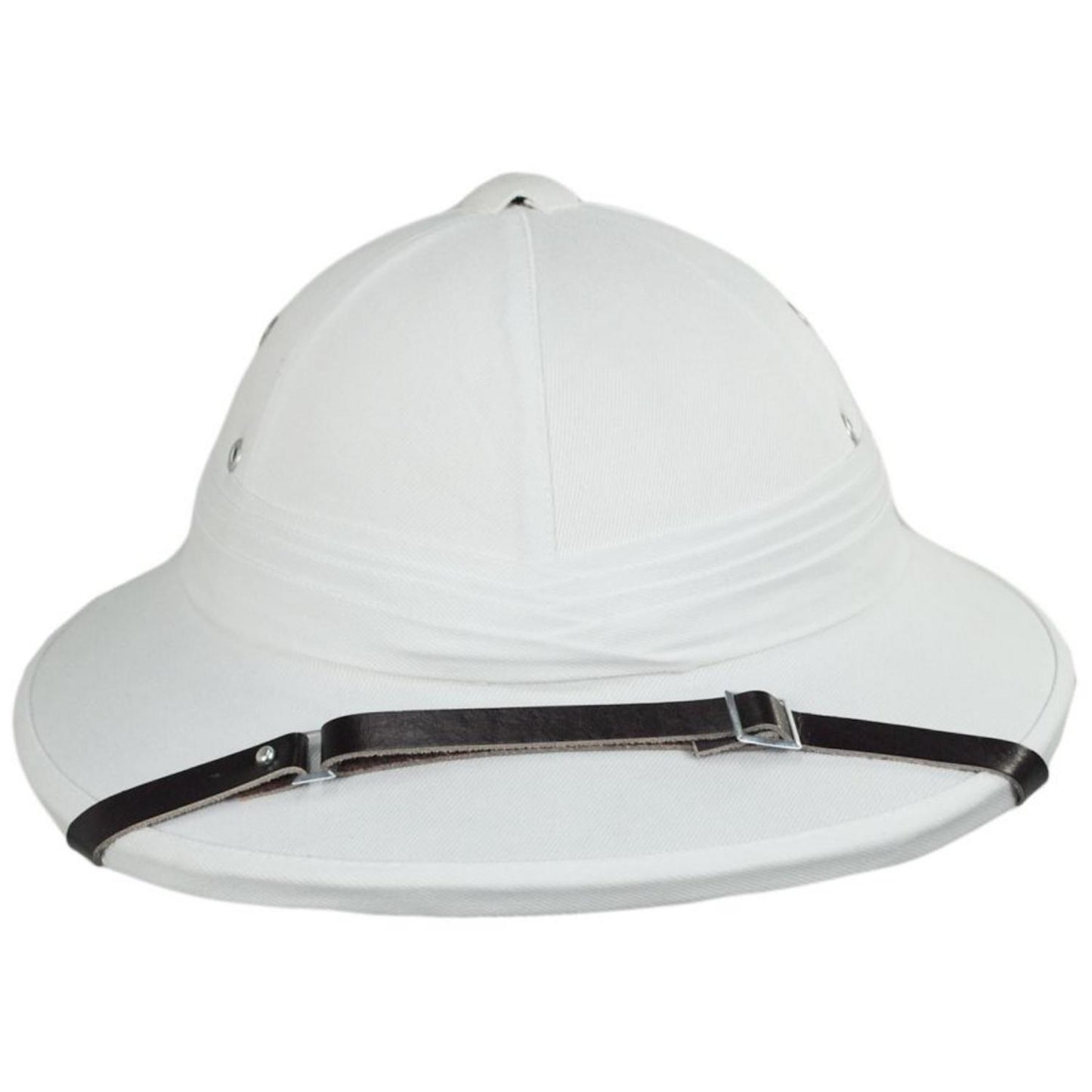 Village Hat Shop | French Pith Helmet - White | 155800W | front | WHITE