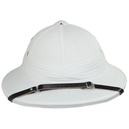 Village Hat Shop | French Pith Helmet - White | 155800W | front | WHITE