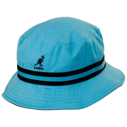 Kangol | Stripe Lahinch Cotton Bucket Hat | 185718 | lead | LIGHT BLUE
