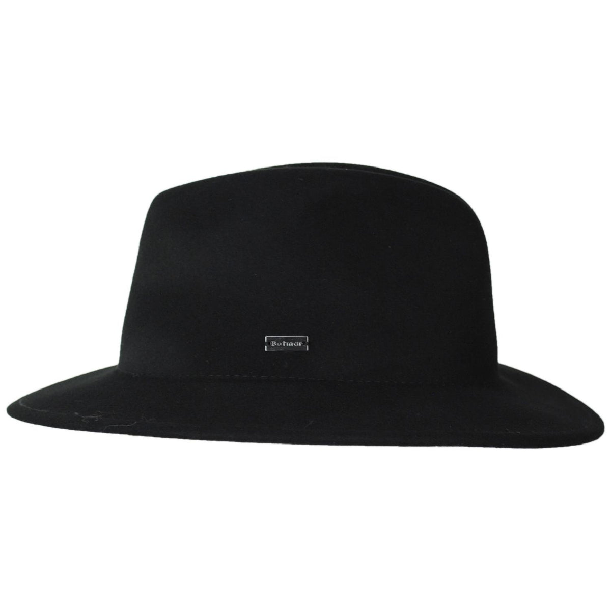 Betmar | Cali Wool LiteFelt Fedora Hat | 123174 | profile | BLACK