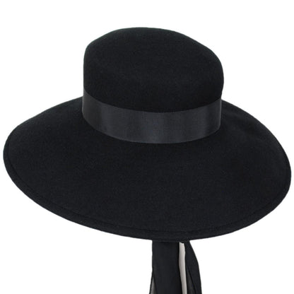 Kathy Jeanne | Lumiere Wool Felt Lampshade Hat - Made to Order | 124721 | lead | BLACK