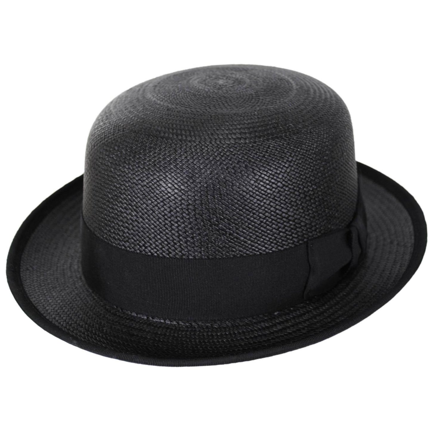 Bailey 1922 | Chaplin Panama Straw Bowler Hat | 127819 | lead | BLACK
