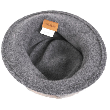 Scala | Mysaria Boiled Wool Cloche Hat | 106421 | under | GREY