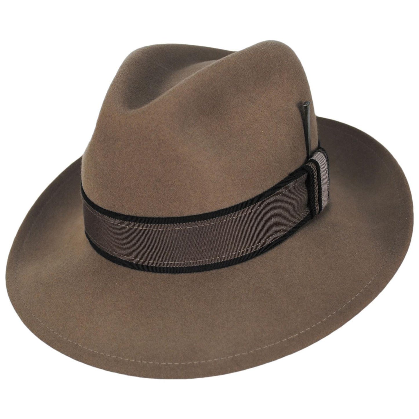Bailey 1922 | Rawn Wool LiteFelt Fedora Hat - Driftwood | 133312DW | lead | DRIFTWOOD