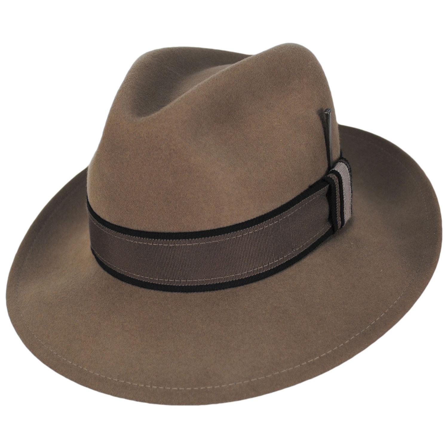 Bailey 1922 | Rawn Wool LiteFelt Fedora Hat - Driftwood | 133312DW | lead | DRIFTWOOD