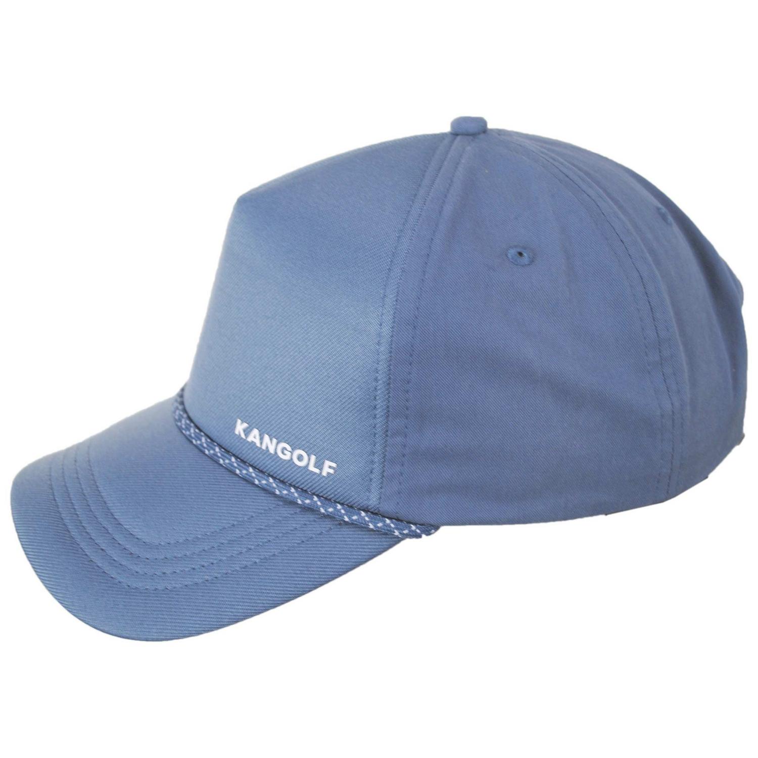 Kangol | Kangolf Cotton Blend Snapback Baseball Cap | 201143 | profile | BLUE
