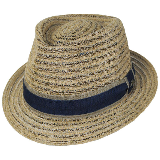 Tommy Bahama | Nissi Toyo Braid Fedora Hat | 126099 | lead | NATURAL