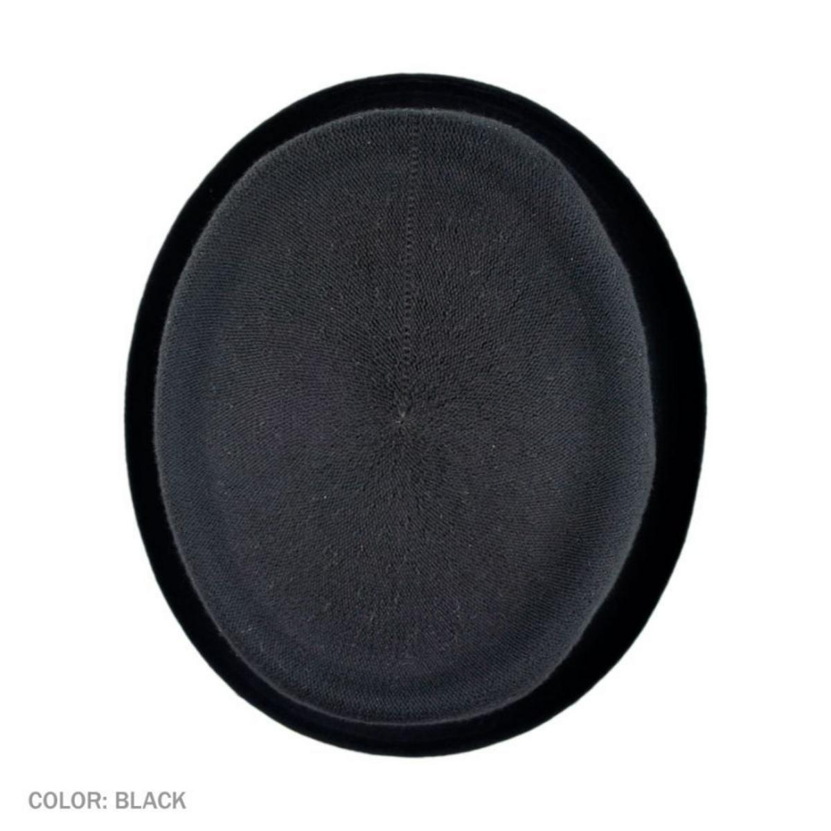 Kangol | Bamboo Mowbray Pork Pie Hat | 185744 | under | BLACK