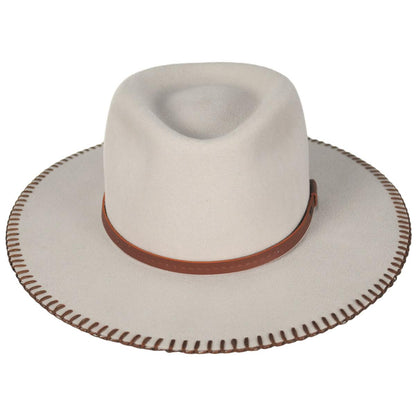 Bailey 1922 | Ganon Elite Wool Felt Gambler Hat | 130397 | top | BONE